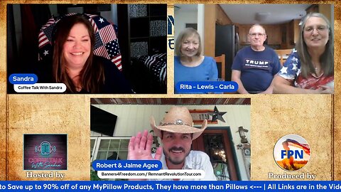 EP.#23 Remnant Evidence W/ CoffeeTalkwithSandra & FPN Interviews Carla, Lewis, Rita -Story/Testimony