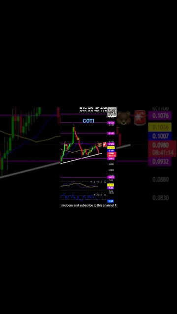 COTI about to break support and retest the low!🐻🚨💎🙌