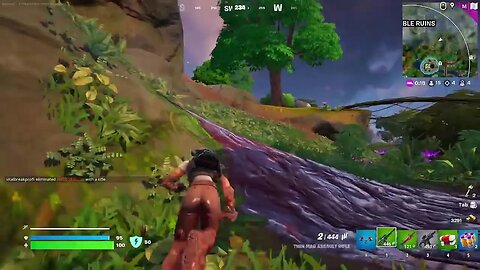 Playing Fortnite