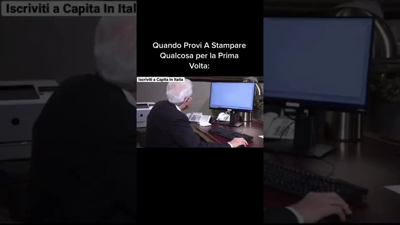 Quando provi a stampare qualcosa per la prima volta 🤣