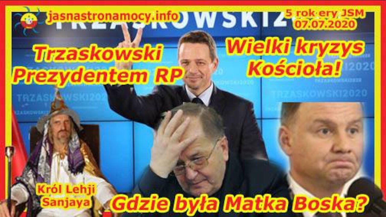 Trzaskowski Prezydentem RP‼ Wielki kryzys Kościoła‼ Gdzie była Matka Boska