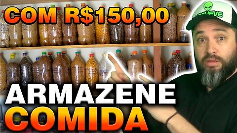 Como montar um estoque de comida por 150 reais?