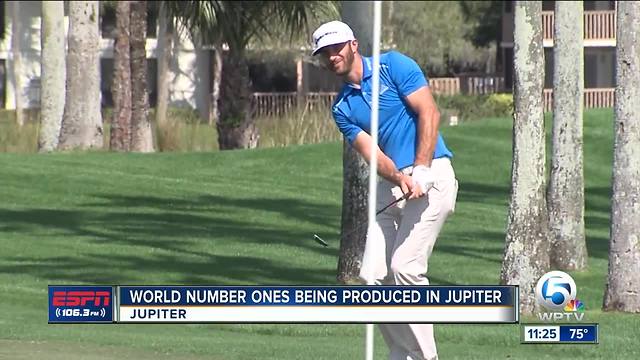 Local gym training top golfers