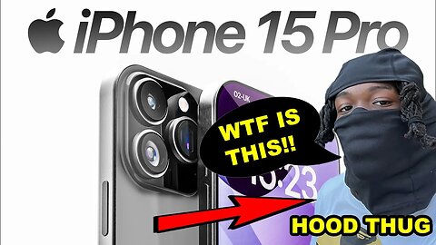 Hood Thug Reacts To The Iphone 15 Pro... *SH* IS A$$*