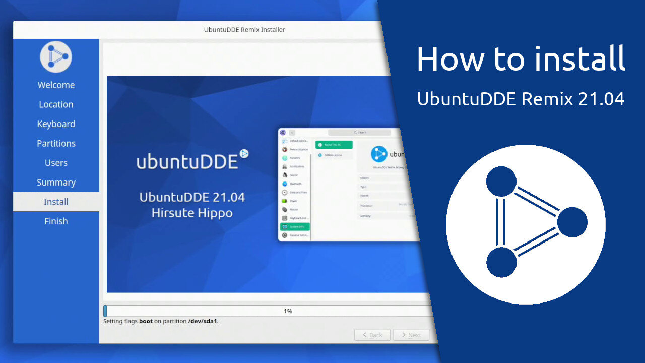 How to install UbuntuDDE Remix 21.04