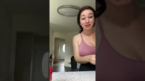 Girl loves Avocado before working out. Yum