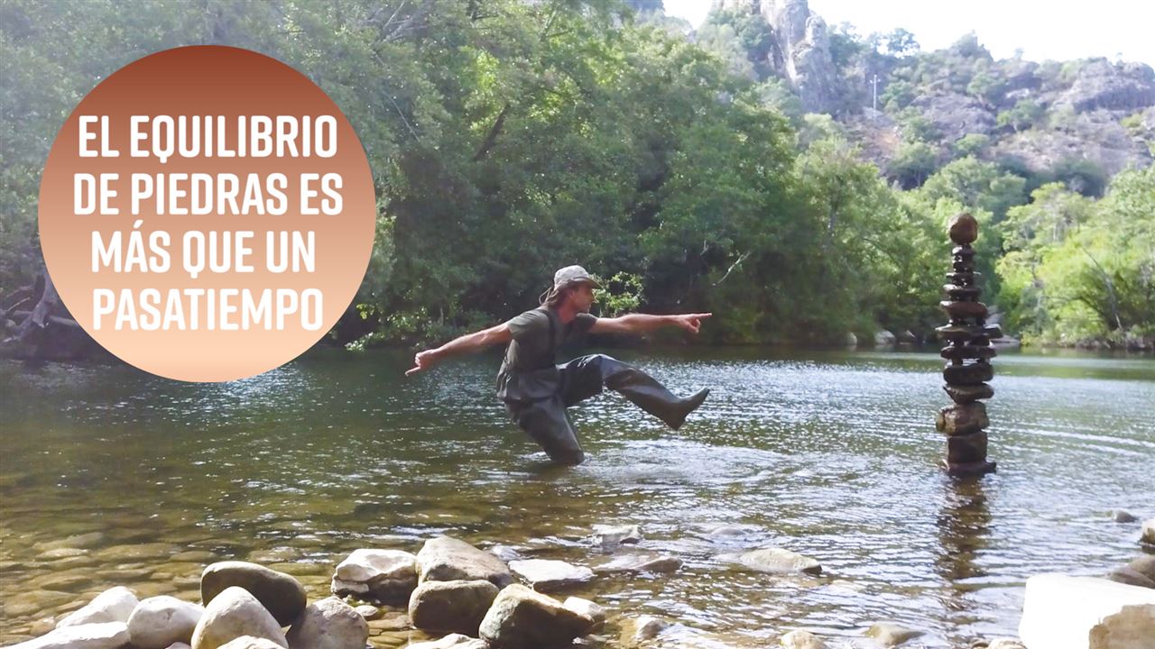 Alucinarás: conoce al campeón del mundo de equilibio de piedras