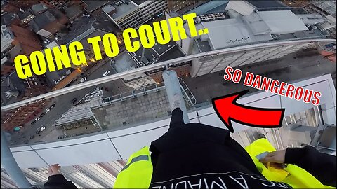 GOING TO COURT.. Then hitting an INSANE ROOFTOP!