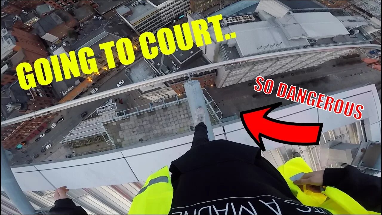 GOING TO COURT.. Then hitting an INSANE ROOFTOP!