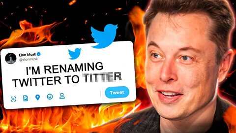 Elon Musk JUST BOUGHT Twitter and RENAMED It!