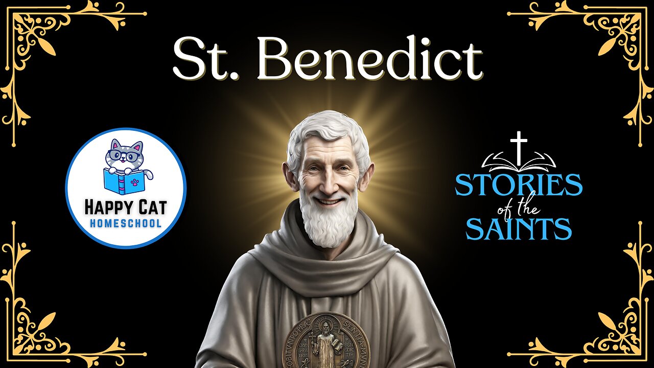 Saint Benedict | Stories of the Saints | Happy Cat Homeschool
