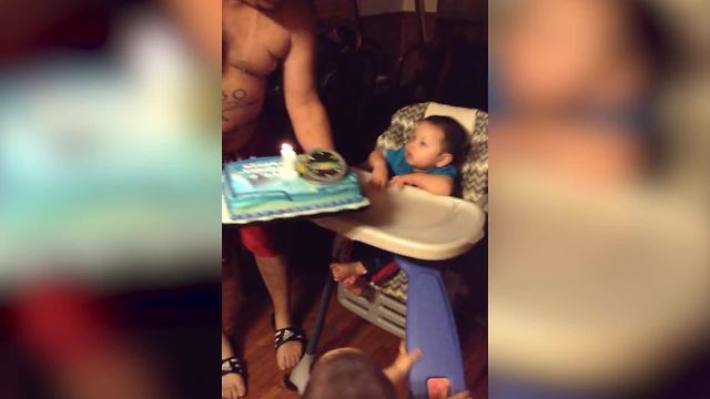 Man Drops His Tot Son's Birthday Cake On His Other Son