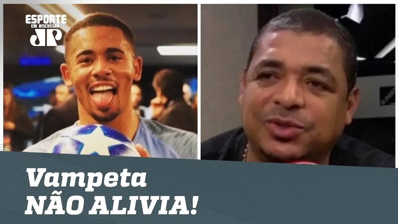 Gabriel Jesus faz 3 GOLS, mas Vampeta NÃO ALIVIA!