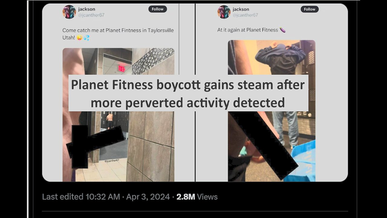 Planet Fitness member takes pics of erection in changing room and puts on Twitter