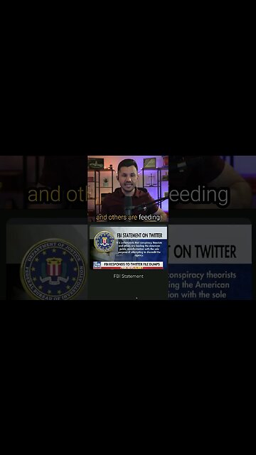 FBI's BIZARRE Statement #shorts