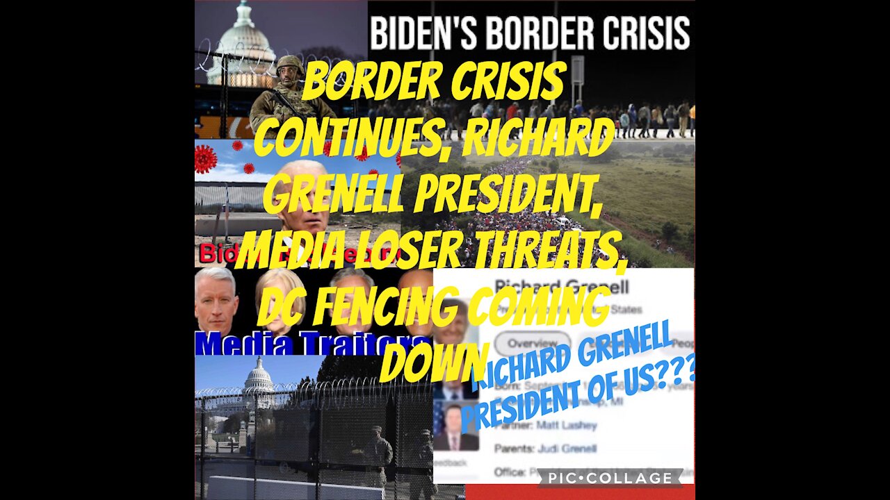 Grenell is president? Border Crisis, Media death threats