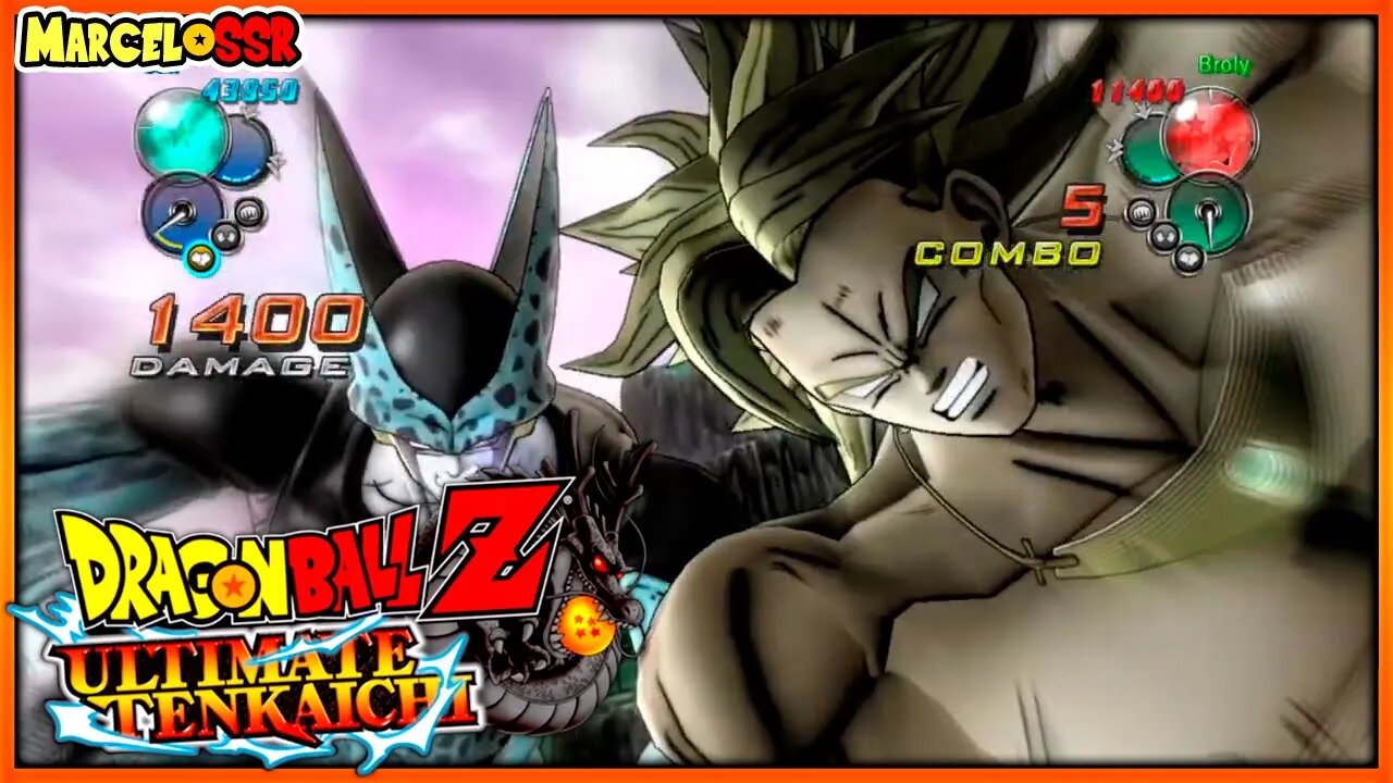 Perfect Cell Vs. Broly SSJ Lendário - Dragon Ball Z: Ultimate Tenkaichi