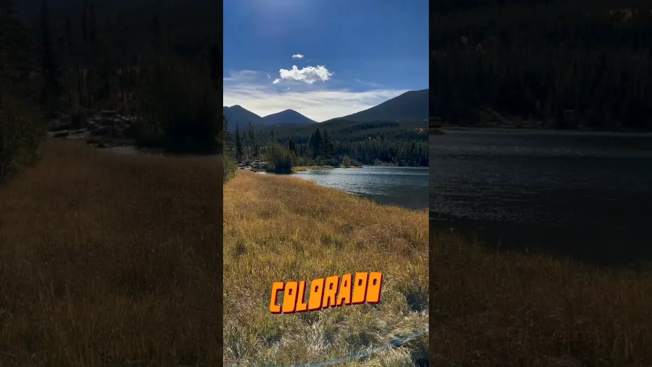 Hiking Sprague Lake in Rocky Mountain National Park! #shorts