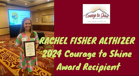 RACHEL FISHER ALTHIZER l 2024 Courage to Shine Award Recipient l Milwaukee, WI l July 2024