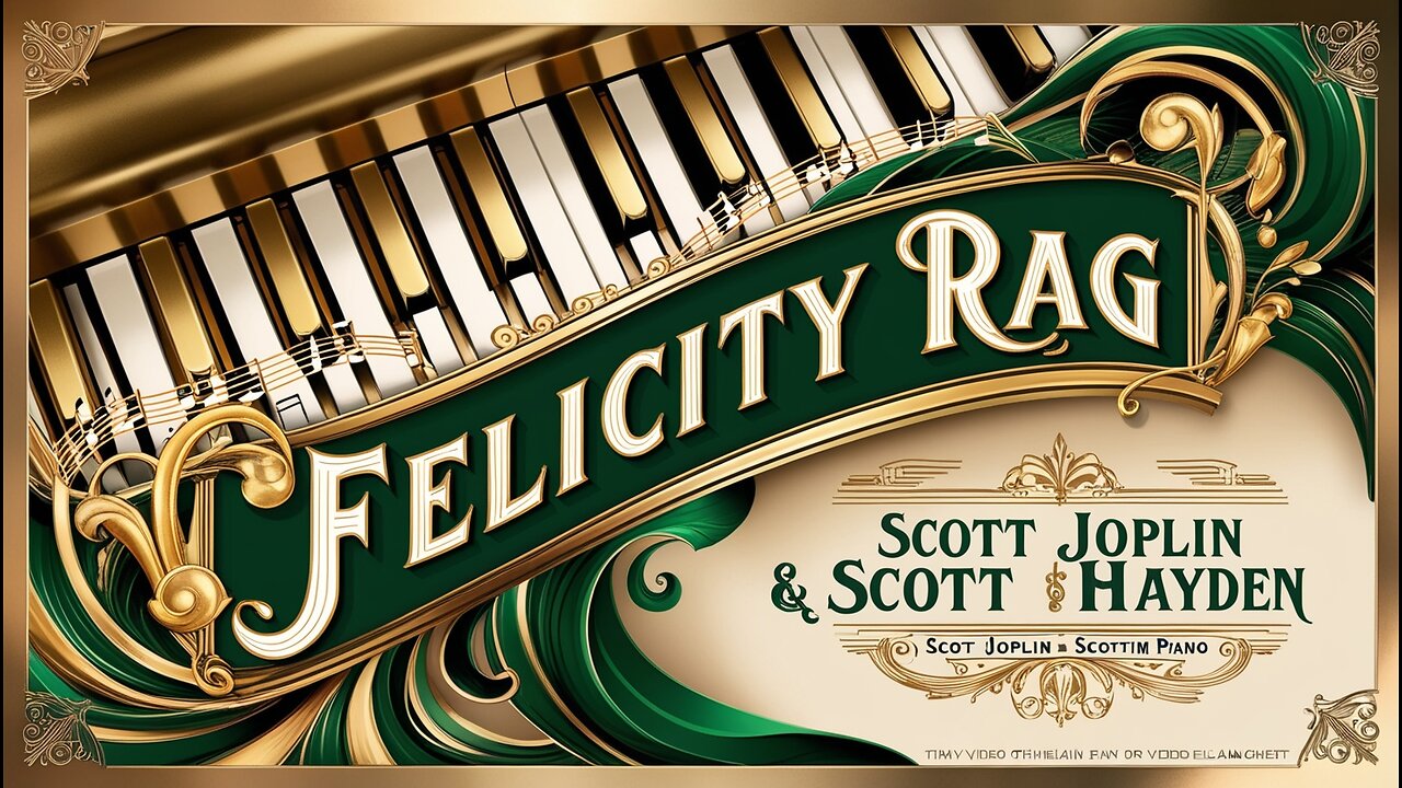 Felicity Rag by Scott Joplin & Scott Hayden | Classic Ragtime Piano Performance
