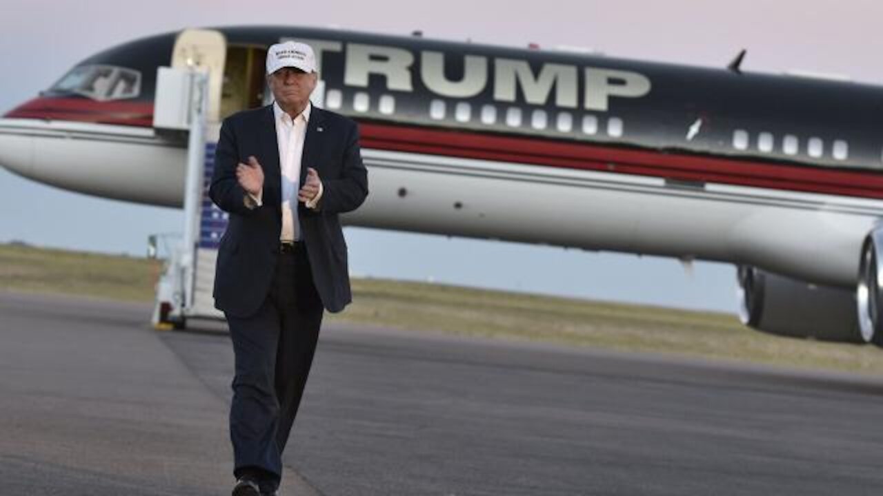 ✈️Vuelve el ICÓNICO AVIÓN de TRUMP para los MÍTINES