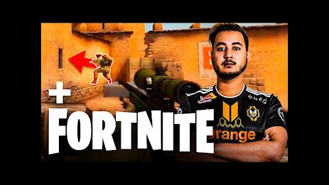 CUANDO UN PRO DE FORNITE JUEGA CS:GO POR PRIMERA VEZ