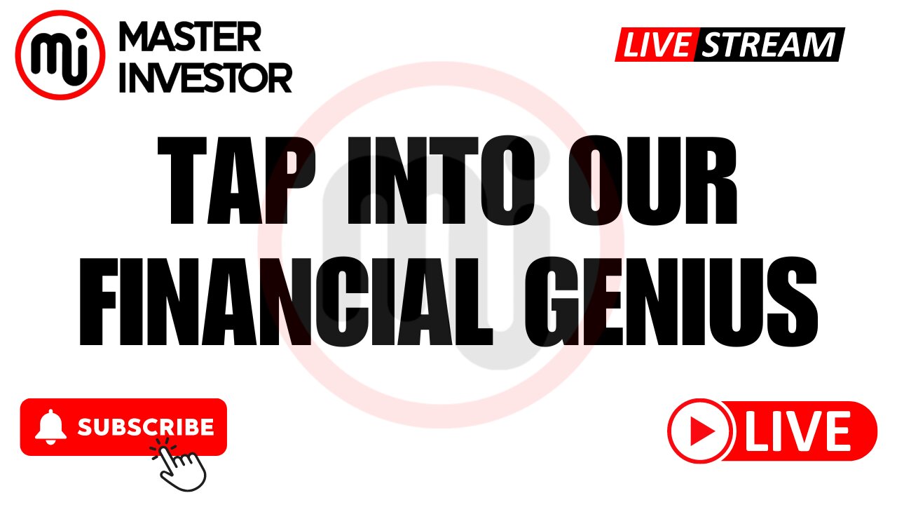 Tap Into Our Financial Genius | Find a Purpose To Be Wealthy | "Master Investor" #wealth #biz