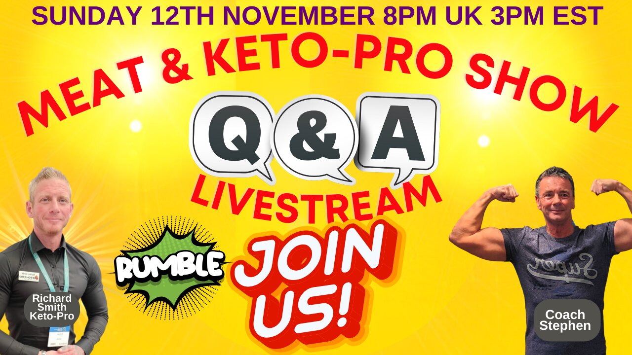 Meat & Keto Q&A Livestream