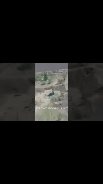 Russian kamikaze drone destroys Ukrainian
