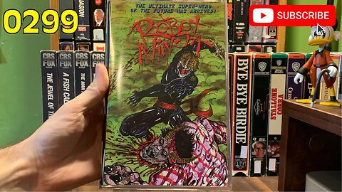 [0299] ROBOT NINJA (1989) VHS INSPECT [#robotninja #robotninjaVHS]