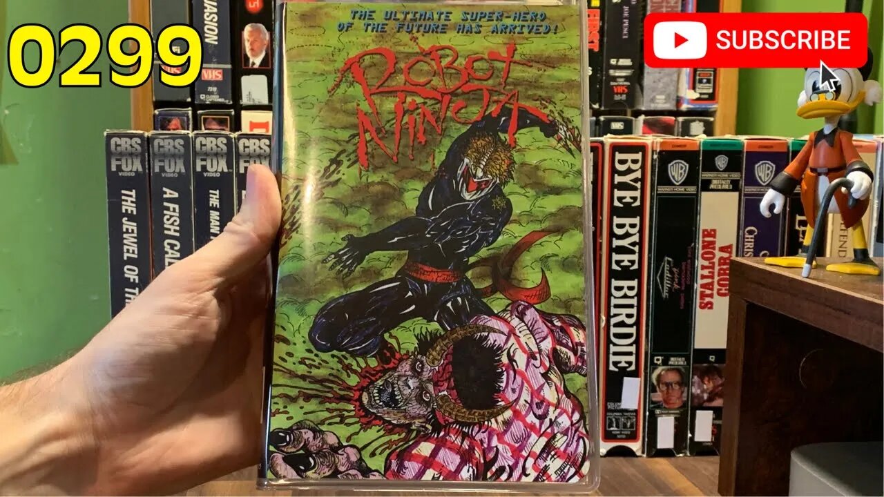 [0299] ROBOT NINJA (1989) VHS INSPECT [#robotninja #robotninjaVHS]