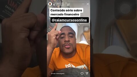 Novo Instagram do Raiam Santos