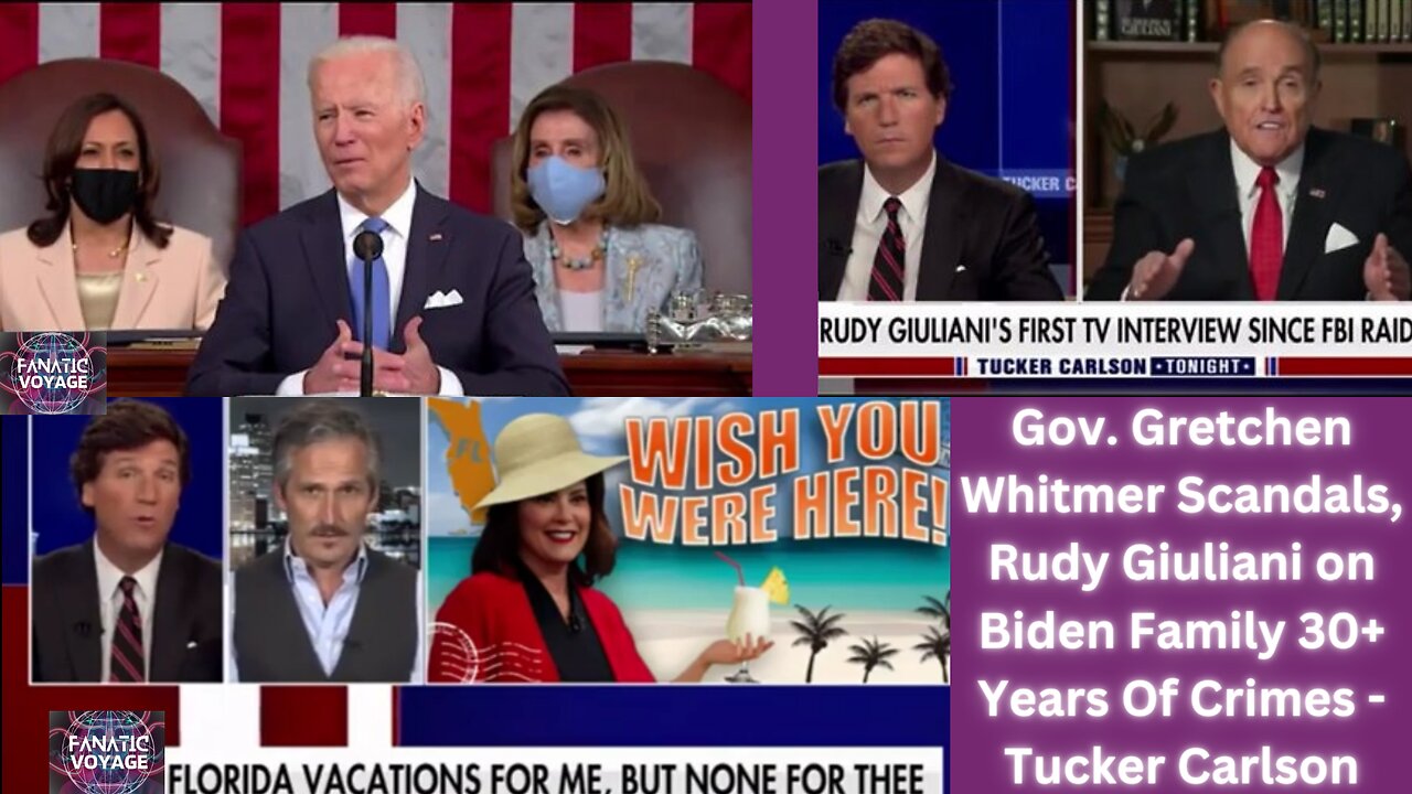 Gov. Gretchen Whitmer Scandals, Rudy Giuliani on Biden Family 30+ Years Of Crimes - Tucker Carlson