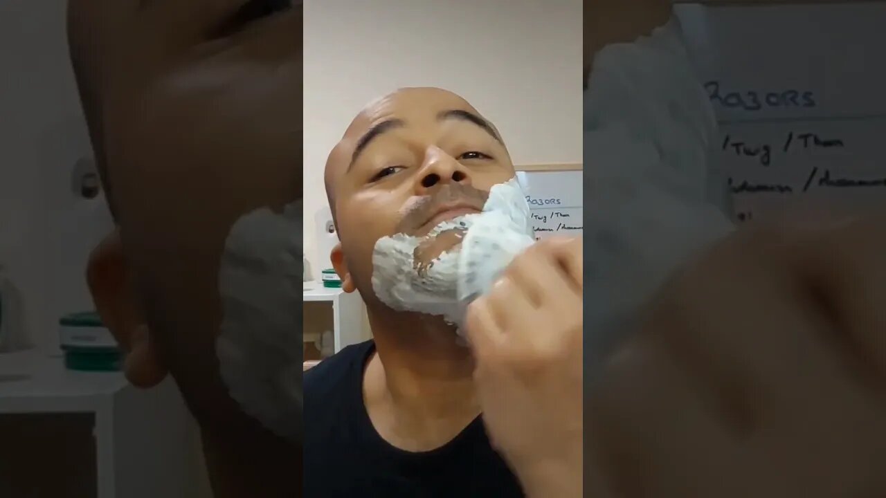 ASMR SO SATISFYING Lathering Stirling Soap Co. Green.ππͺπ§Όππ#asmr #shavingproducts #wetshaving #sotd