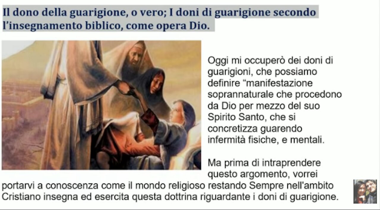 🔴 Solo per gli eletti. I doni di guarigione secondo l’insegnamento biblico, come opera Dio?