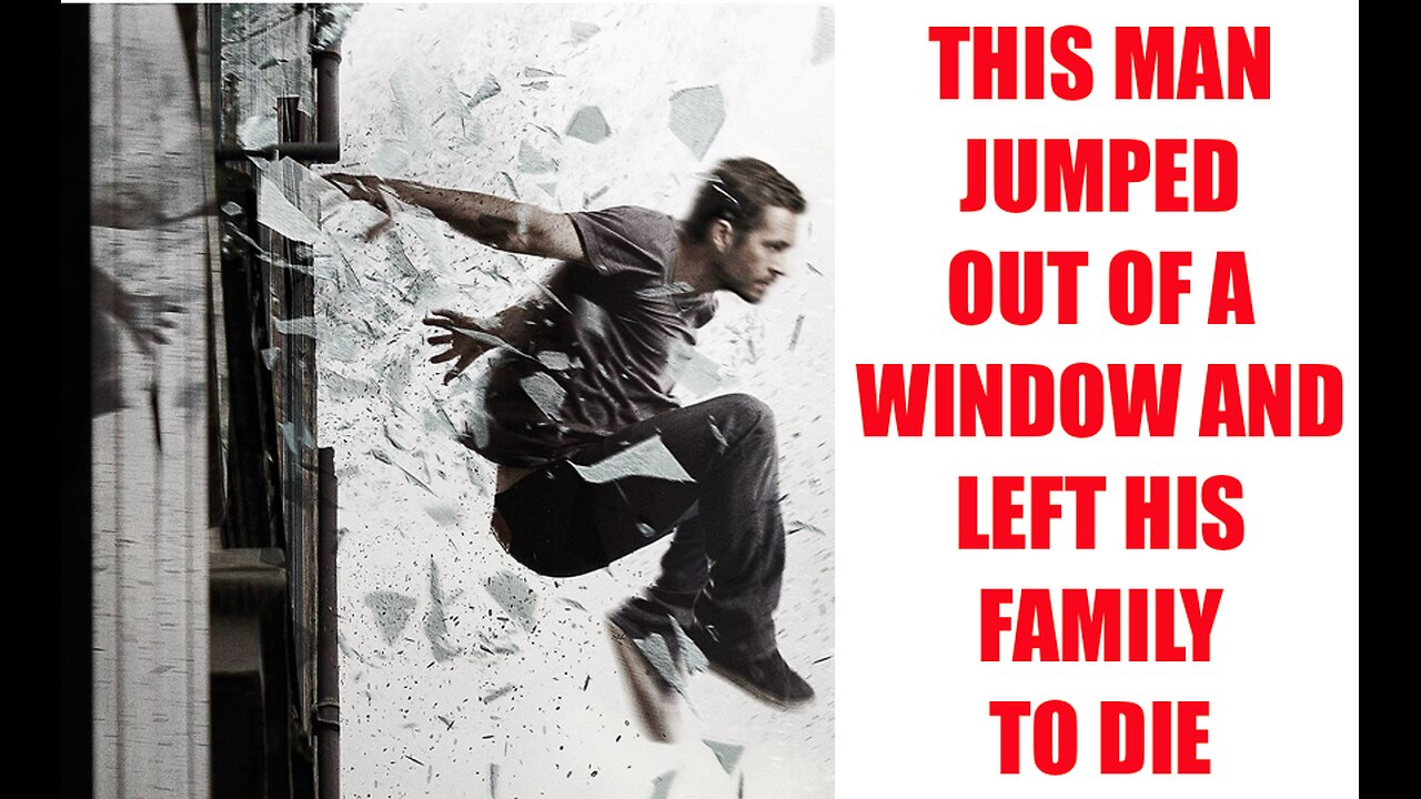A TALE OF 2 MEN : 1 JUMPED OUT OF WINDOW & THE OTHER RAN INSIDE OF A BURNING HOUSE