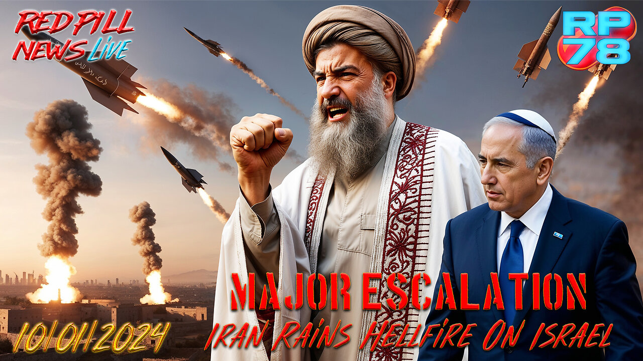 Iran Responds To Hezbollah Killings with Missile Attack on Israel On Red Pill News Live