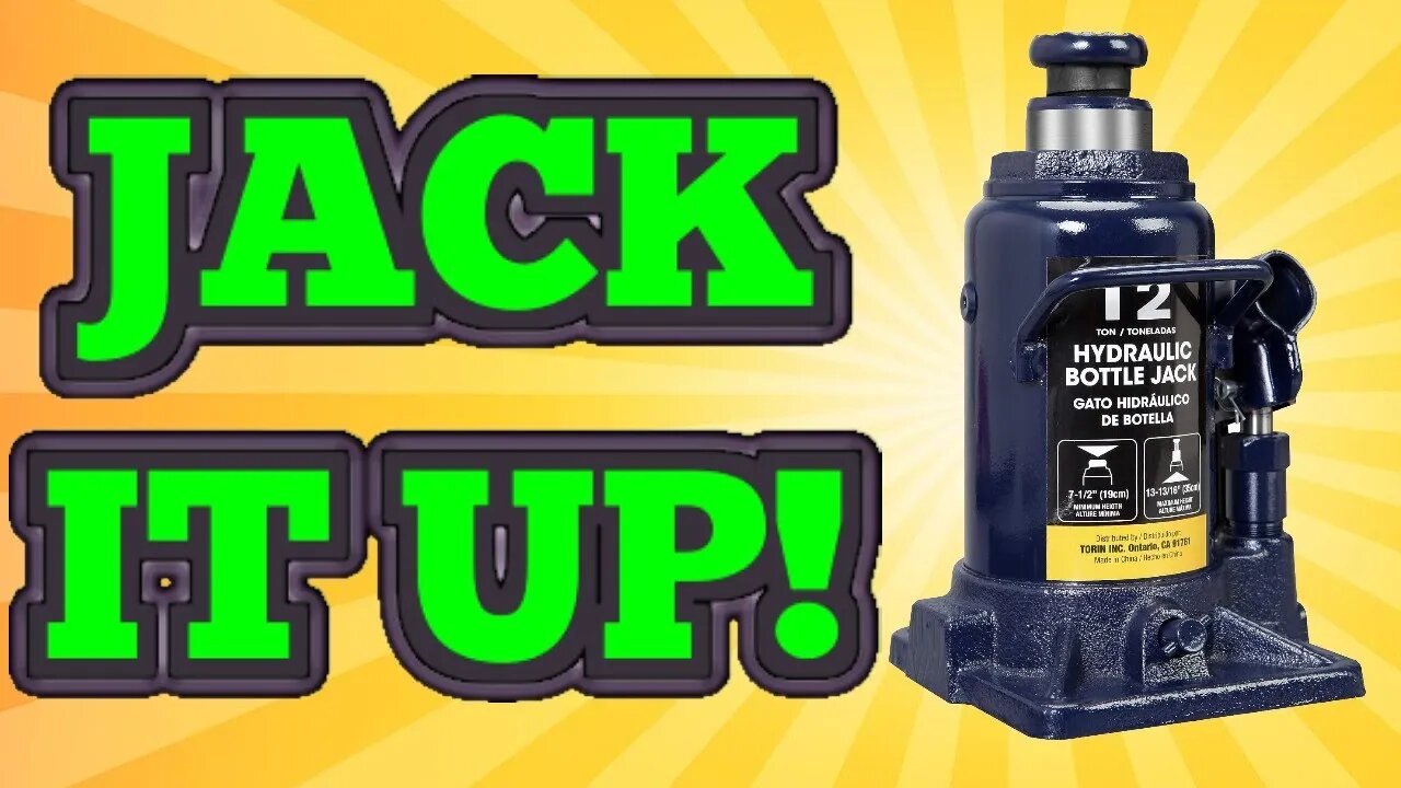 Check Out This 12 Ton Stubby Bottle Jack By TCE, Torin