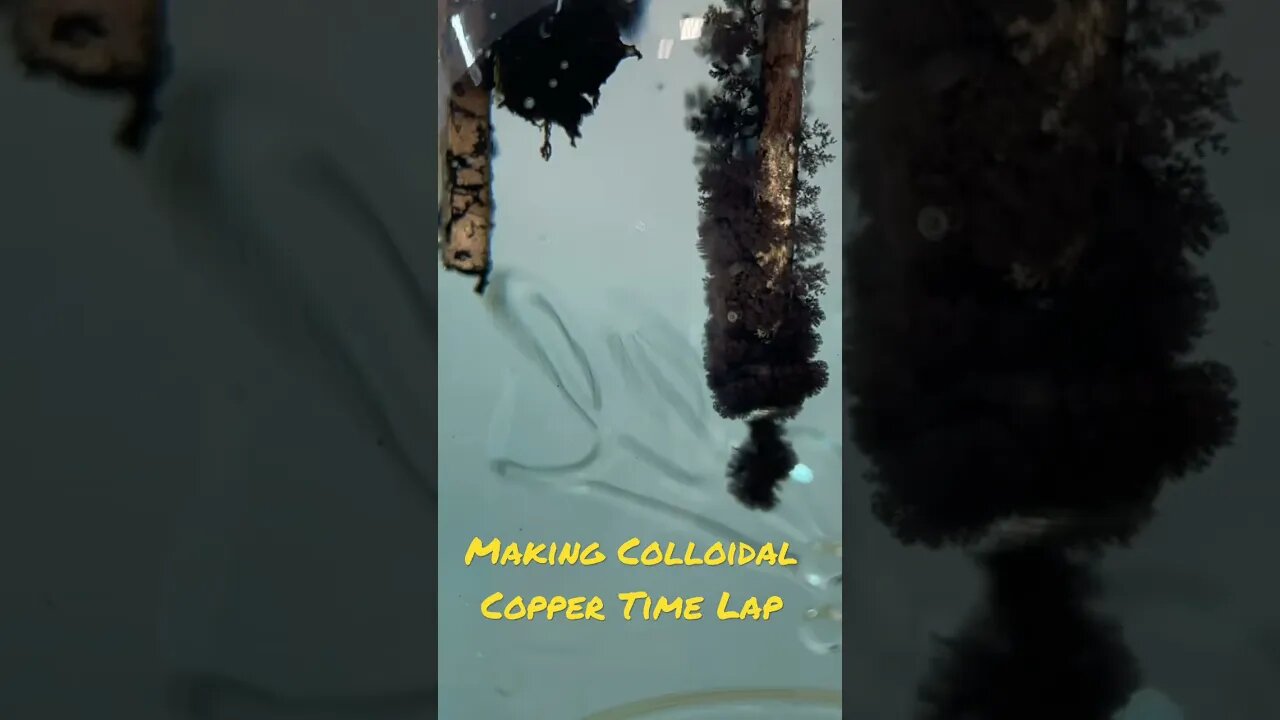 Time Laps of Making Colloidal Copper.