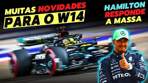 Mercedes W14 receberá muitas atualizações e Hamilton responde a Massa