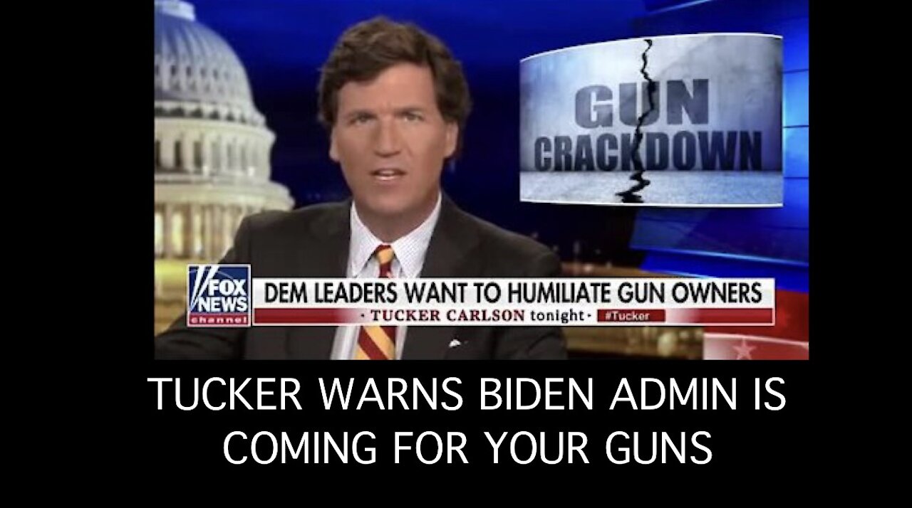 BIDEN ADMIN IS COMING FOR YOUR GUNS