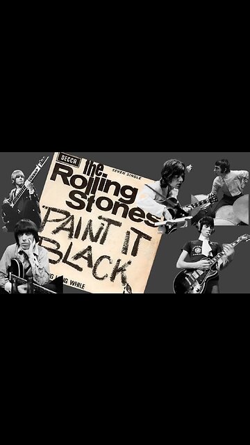 The Rolling Stones are at #1 with Paint it Black in the UK #shorts #rollingstones