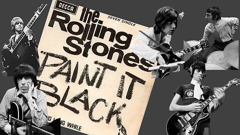 The Rolling Stones are at #1 with Paint it Black in the UK #shorts #rollingstones