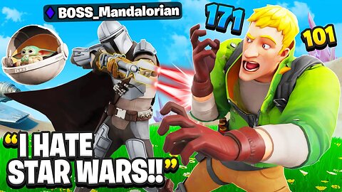 I Pretended To Be BOSS Mandalorian In Fortnite