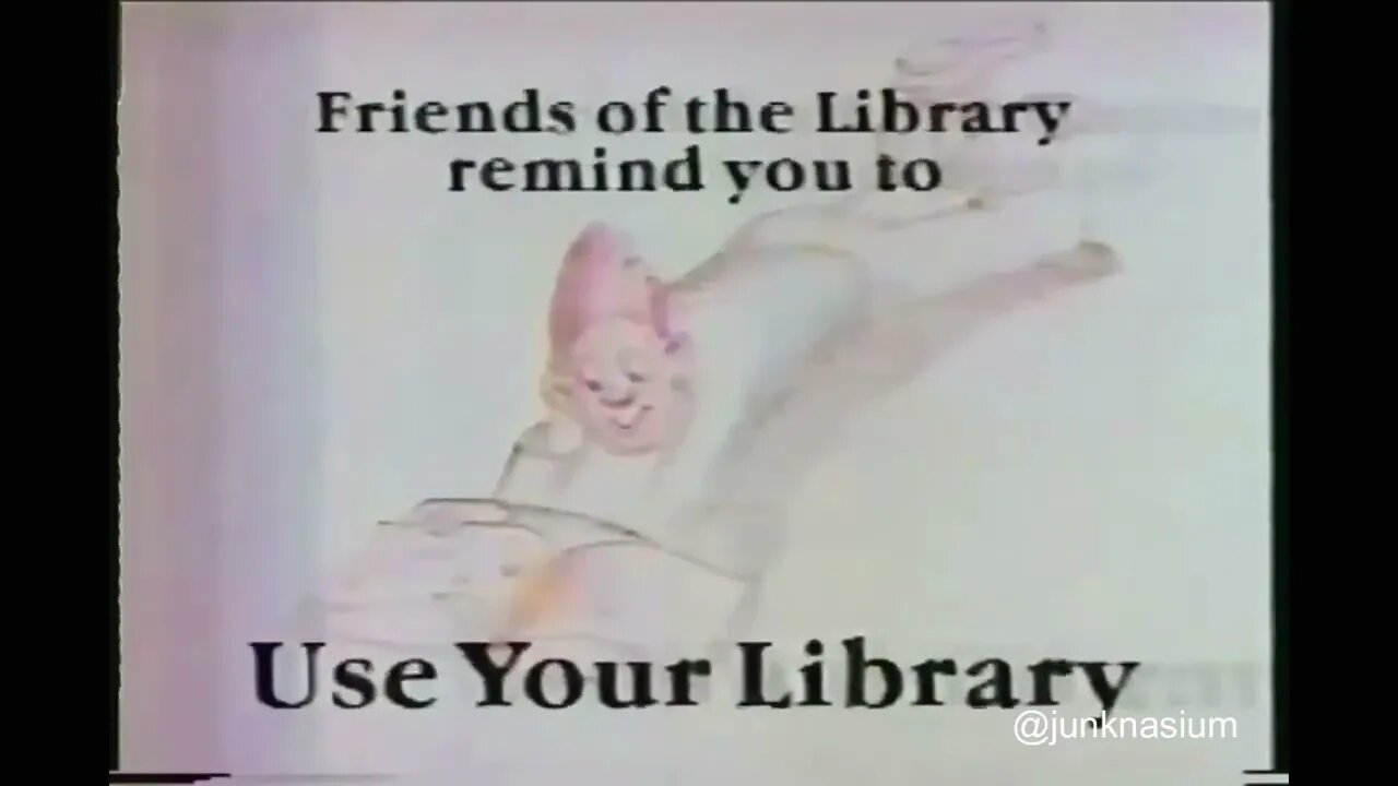Weird 90's Animated Commercial "Singing A Jingle To My Book" Local TV Commercial (1993)