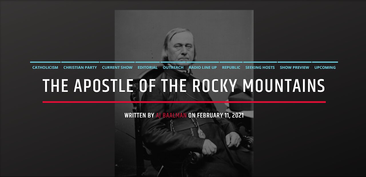 The Apostle Of The Rocky Mountains Part Two