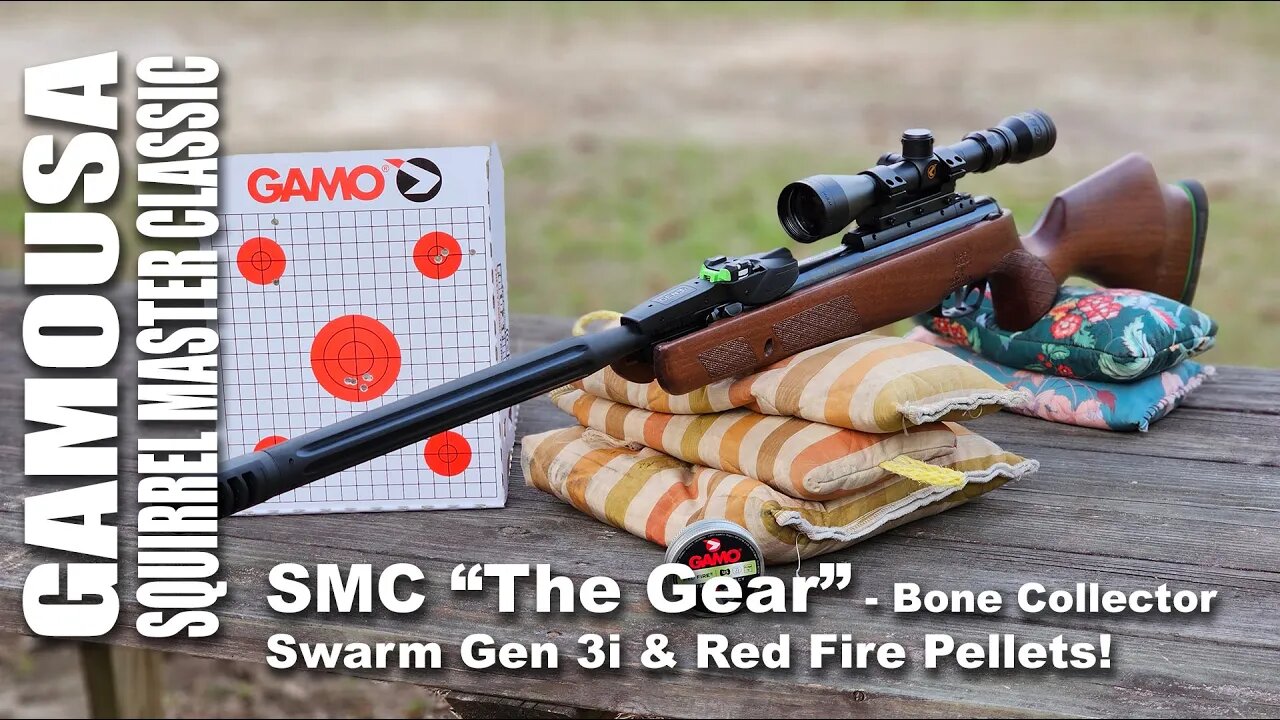 GAMO SMC “The Gear” - Gamo Swarm Bone Collector Gen 3i with Red Fire Pellets - New Airguns for 2023!