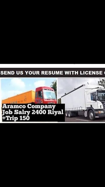 Driver Job Saudi | Urgunt Requirement For Aramco Company Driver #fcenterprise #Driver #shorts #job