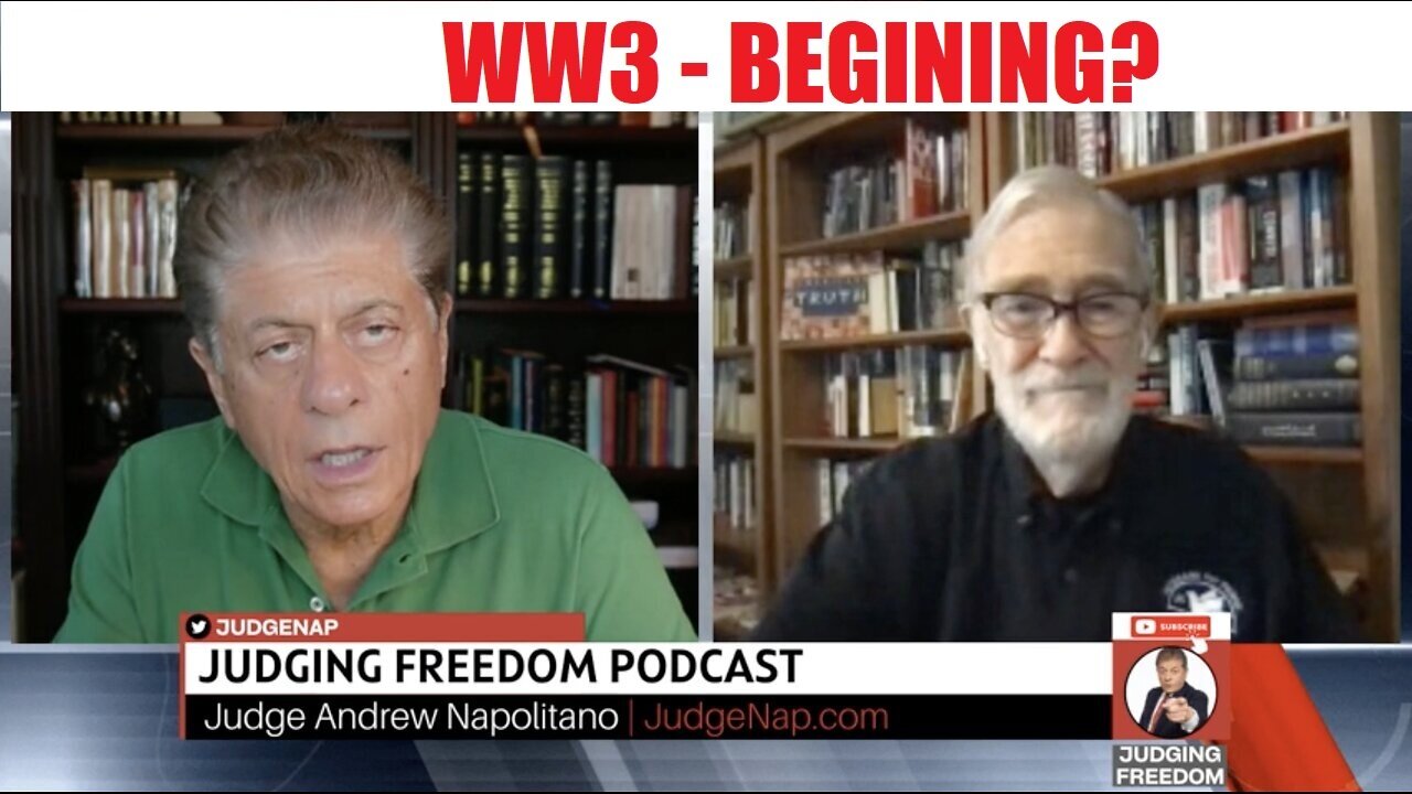 JUDGING FREEDOM W/ FMR CIA ANALYST RAY MCGOVERN. ISRAEL INVADES LEBANON, IS WW3 ABOUT TO BEGIN?