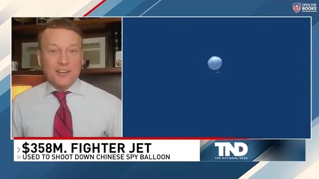 Waste Of The Week: $358M Fighter Jet Used To Shoot Down Suspected Chinese Spy Balloon